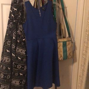 Blue midi dress